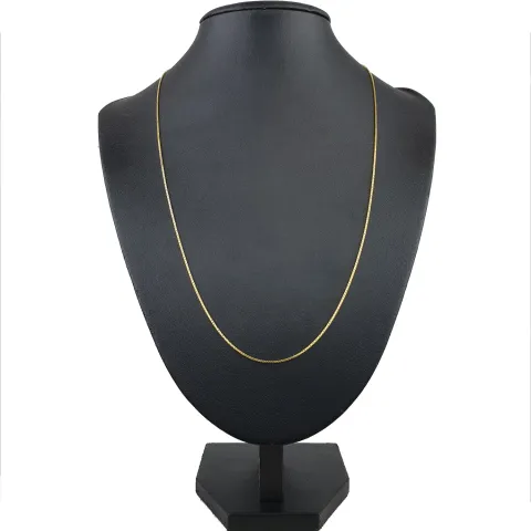 Exquisite Venezianerkette aus glänzendem 585 / 14k Gold in ca. 60cm, 1mm