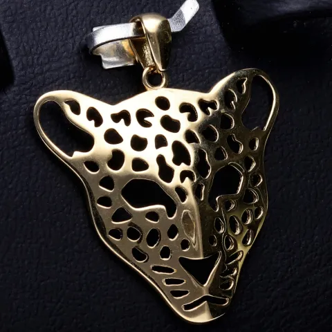 Panther - Anhänger aus hochwertigem 585 / 14K Gelbgold