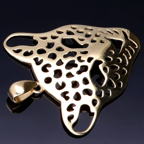 Panther - Anhänger aus hochwertigem 585 / 14K Gelbgold