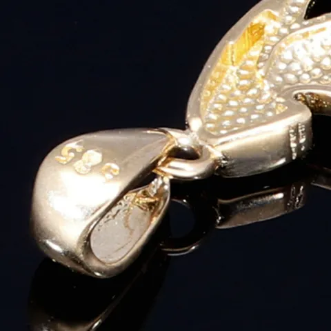 Mystischer Meerjungfrau - Anhänger aus hochwertigem 585 / 14K Gold