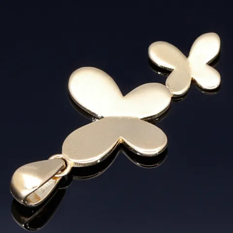 Butterfly - Schmetterling - Anhänger aus hochwertigem 585 / 14K Gold