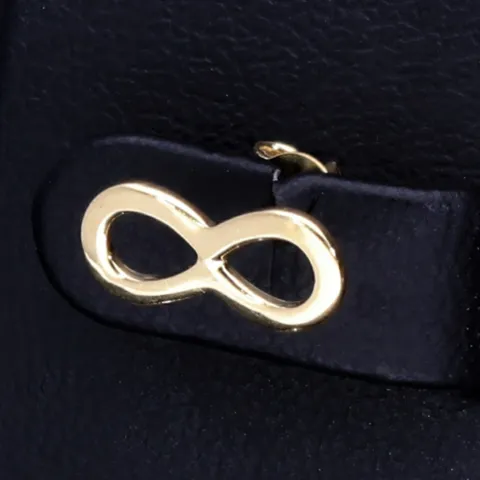Unendlichkeit - Infinity- Symbol -Ohrstecker in edlem 585 / 14K Gold
