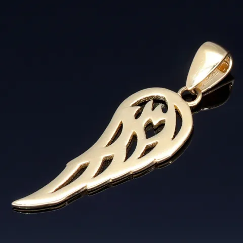 Flügel aus Gold - Engelsflügel - Anhänger aus Gelbgold 14k (585)