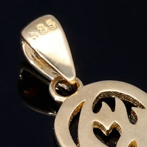 Flügel aus Gold - Engelsflügel - Anhänger aus Gelbgold 14k (585)