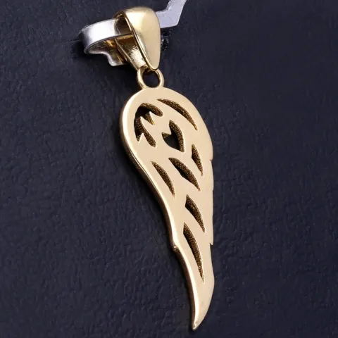 Flügel aus Gold - Engelsflügel - Anhänger aus Gelbgold 14k (585)