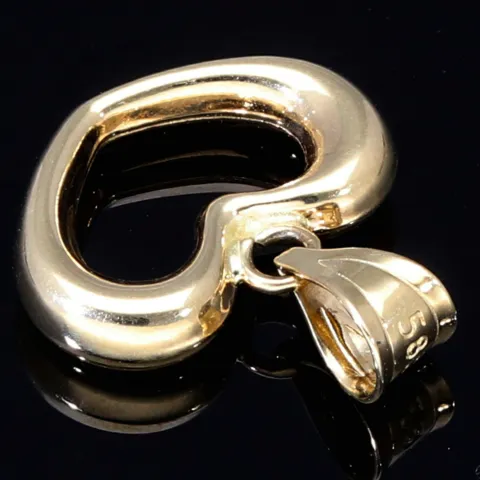 Charmanter Herz-Anhänger aus hochwertigem 585 / 14K Gold