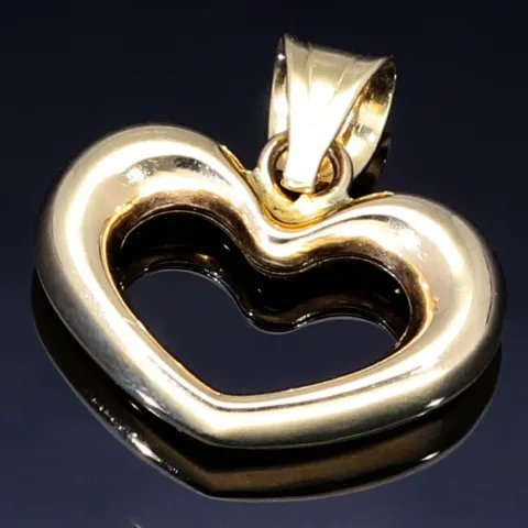 Charmanter Herz-Anhänger aus hochwertigem 585 / 14K Gold