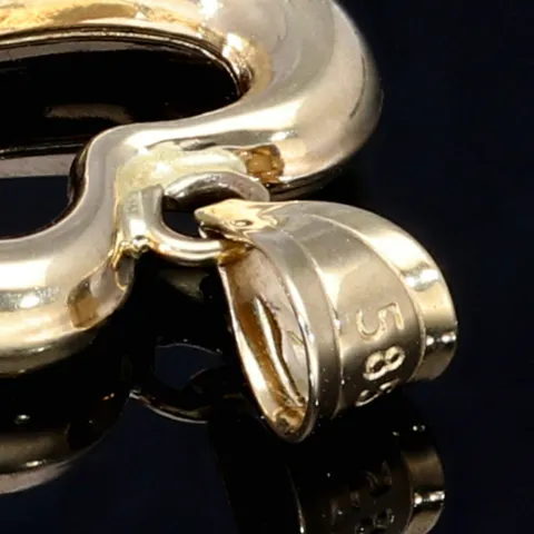 Charmanter Herz-Anhänger aus hochwertigem 585 / 14K Gold