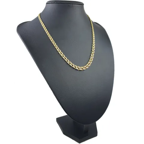 Exquisites Collier für Damen in modernem Design in hochwertigem 585 (14k) Gold ca. 45 cm Länge