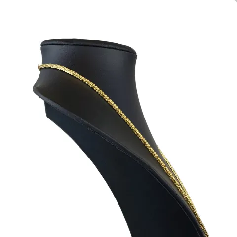 Königskette aus glänzendem 14k (585) Gold in ca. 70 cm Länge (Breite: ca. 2mm)