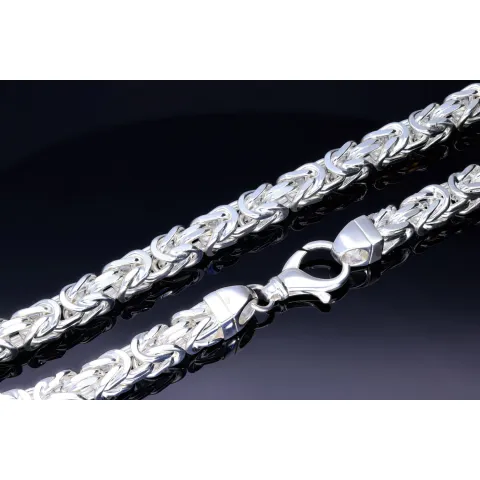 Mega 8mm breite Königskette aus 925 Sterling - Silber (ca. 70cm Länge, ca. 250g)