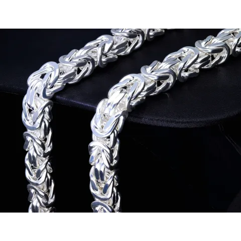 Mega 8mm breite Königskette aus 925 Sterling - Silber (ca. 70cm Länge, ca. 250g)
