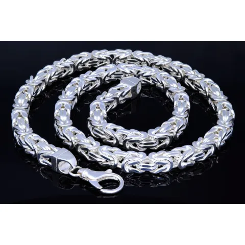 Mega 8mm breite Königskette aus 925 Sterling - Silber (ca. 70cm Länge, ca. 250g)