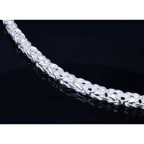 Mega 8mm breite Königskette aus 925 Sterling - Silber (ca. 70cm Länge, ca. 250g)