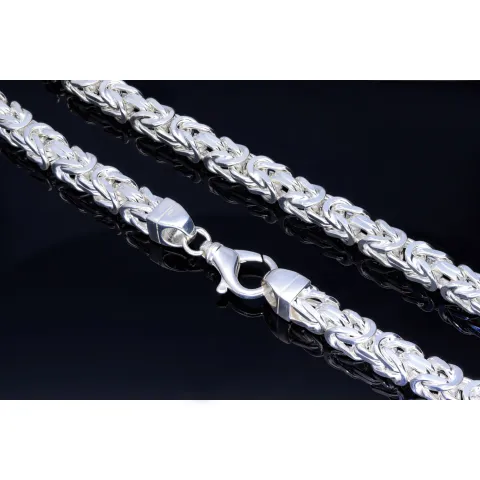 Mega 8mm breite Königskette aus 925 Sterling - Silber (ca. 70cm Länge, ca. 250g)
