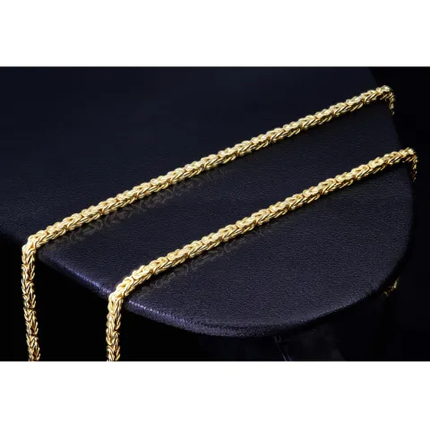 Königskette aus 14k Gold (585) in 1,9mm Stärke - Länge 55cm