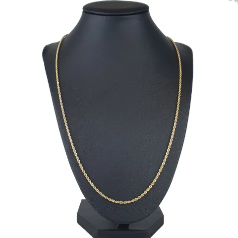 Funkelnde Kordelkette in ca. 60 cm Länge aus hochwertigem 585er Gold 14k ca. 2mm Breite