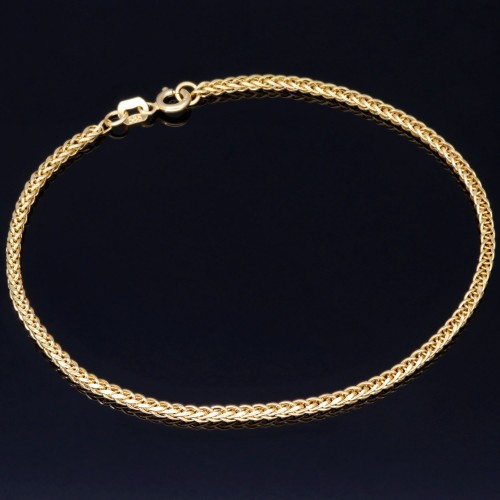 Exquisites Goldarmband / Fuchsschwanzarmband in filigranem Design aus hochwertigem 14K 585 Gold (Gelbgold) ca. 20 cm Länge