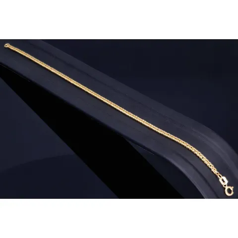 Exquisites Goldarmband / Fuchsschwanzarmband in filigranem Design aus hochwertigem 14K 585 Gold (Gelbgold) ca. 20 cm Länge