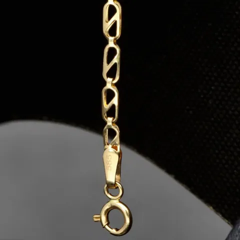 Edles Gold-Armband aus 585er 14k Gelbgold in ca. 19cm Länge und 2,5mm Breite
