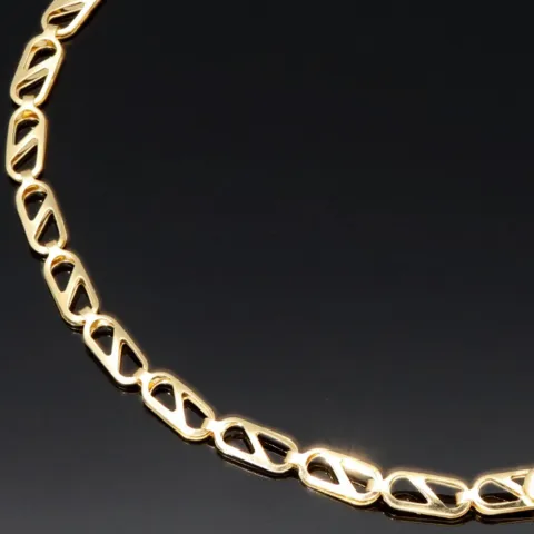 Edles Gold-Armband aus 585er 14k Gelbgold in ca. 19cm Länge und 2,5mm Breite