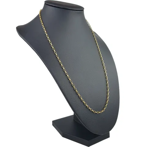 Funkelnde Ankerkette aus edlem Gold (9K, 375 ca. 2,1g Gelbgold) ca. 50cm, 3mm