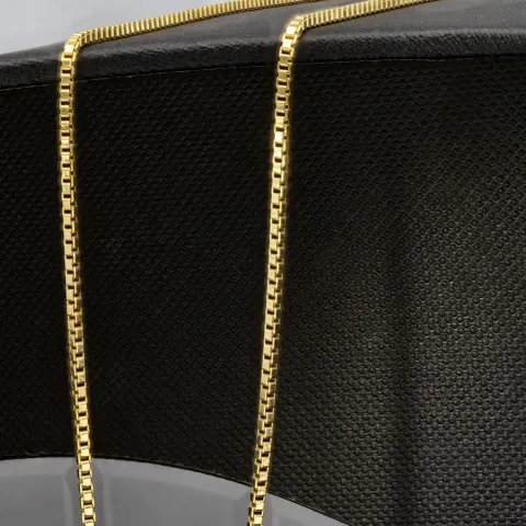 Venezianerkette aus glänzendem 333er Gold (8 Karat) 70cm Länge