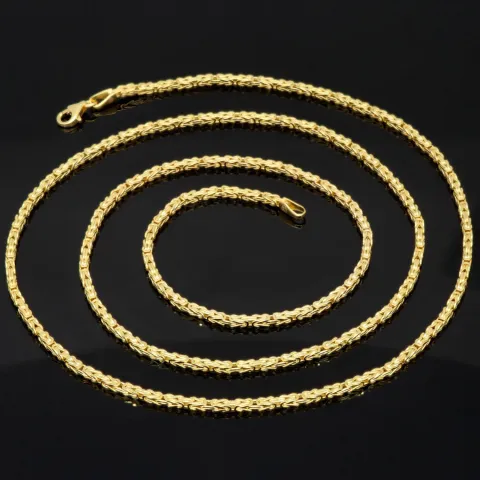 Königskette aus 14k 585 Gold (Gelbgold) in 2mm Stärke - Länge 70cm