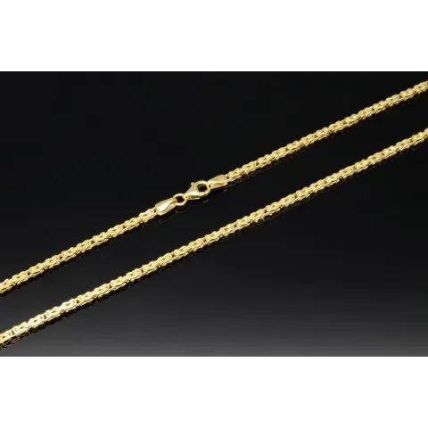 Königskette aus 14k 585 Gold (Gelbgold) in 2mm Stärke - Länge 55cm