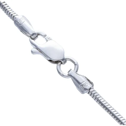 Elegante Schlangenkette für Damen aus 585er (14k) Weißgold in 50 cm ca. 4,6g (Weißgoldkette)