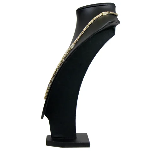 Bling-Bling Königskette mit Zirkoniabesatz aus 14K 585er Gold (Gelbgold) - ca. 65cm, 4,5 mm, 28,1g