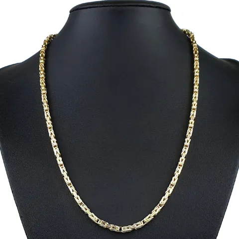 Königskette aus edlem 14K 585 Gold (Gelbgold) ca. 65 cm lang, 3,5 mm breit (ca. 19,5g)