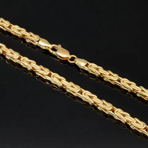 Königskette aus edlem 14K 585 Gold (Gelbgold) ca. 65 cm lang, 3,5 mm breit (ca. 19,5g)