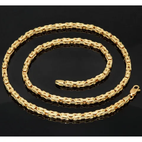 Königskette aus edlem 14K 585 Gold (Gelbgold) ca. 65 cm lang, 3,5 mm breit (ca. 19,5g)
