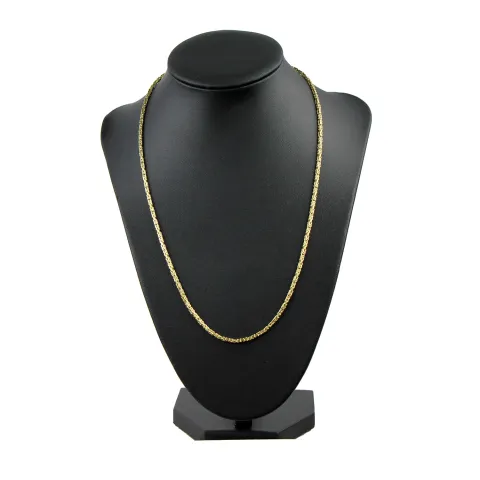 filigrane Königskette aus 14k-Gold 585 (50 cm lang, 2 mm breit)