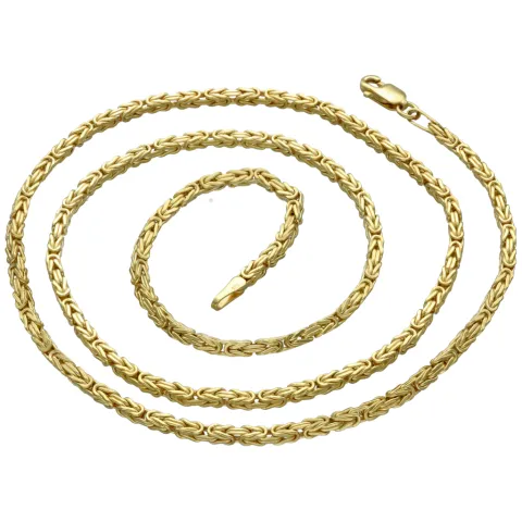 filigrane Königskette aus 14k-Gold 585 (50 cm lang, 2 mm breit)
