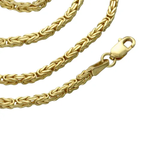 filigrane Königskette aus 14k-Gold 585 (50 cm lang, 2 mm breit)
