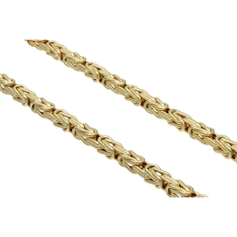 Der Preisbrecher: Königskette aus 14K 585 Gold (Gelbgold) - 55cm lang, 4 mm breit (ca. 20,2g)