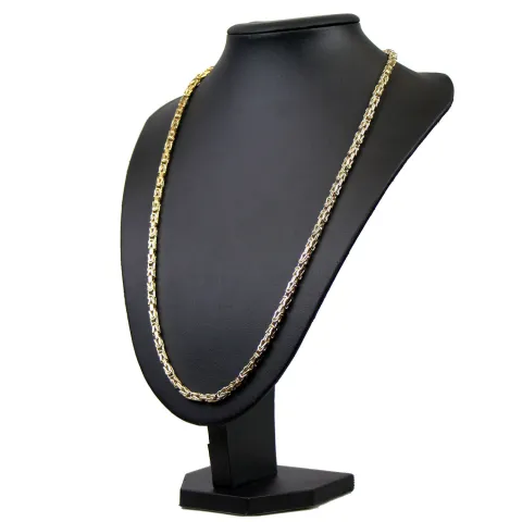 Der Preisbrecher: Königskette aus 14K 585 Gold (Gelbgold) - 55cm lang, 4 mm breit (ca. 20,2g)