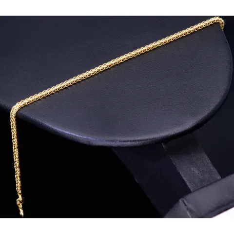 Goldarmband / Fuchsschwanzarmband in filigranem Design aus hochwertigem 14K 585 Gold (Gelbgold) ca. 19 cm Länge