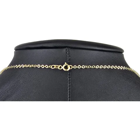 Exquisite Goldkette aus funkelndem Gold (585 / 14K Gelbgold) , ca. 50cm Länge 2mm