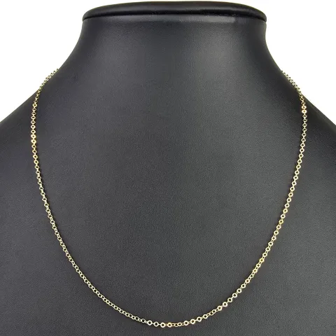 Exquisite Goldkette aus funkelndem Gold (585 / 14K Gelbgold) , ca. 50cm Länge 2mm