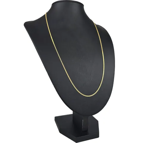 Zeitlose Panzerkette aus glänzendem 585 / 14K Gold ca. 1,7mm Breite (ca. 60cm, ca. 1,7mm)