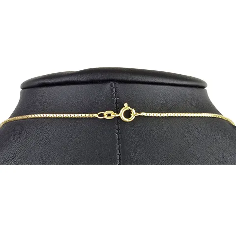 Sehr kurze Venezianerkette aus hochwertigem Gelbgold (585 14k Gold) für Damen und Kinder (42cm Länge, ca. 1,4 mm) mit FBM-Stempel