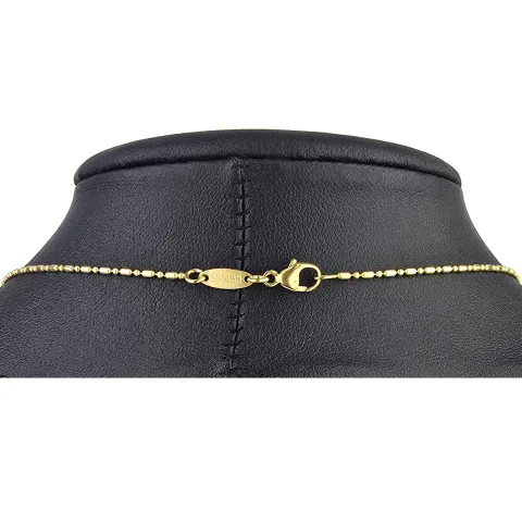 Christ Markenschmuck - Kürzere, hochwertig produzierte Goldkette aus glänzendem 18k / 750 Gold 46cm, 1,2 mm