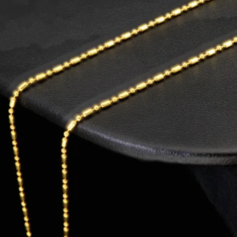Christ Markenschmuck - Kürzere, hochwertig produzierte Goldkette aus glänzendem 18k / 750 Gold 46cm, 1,2 mm