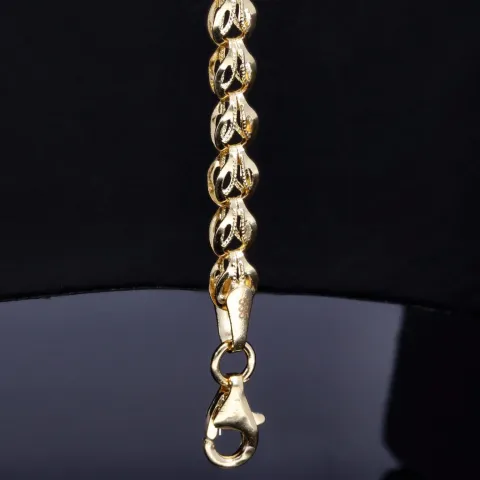 Stilvolles Armband mit feinem Design aus hochwertigem 14K 585 Gold (Gelbgold) ca. 18 cm Länge