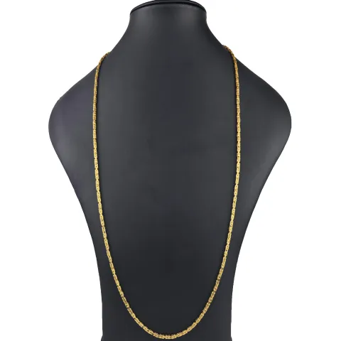Funkelnde Königskette in XXL Länge ca. 92cm und 2,7mm aus massivem Gelbgold (14K 585 Gold, ca. 47,8g)
