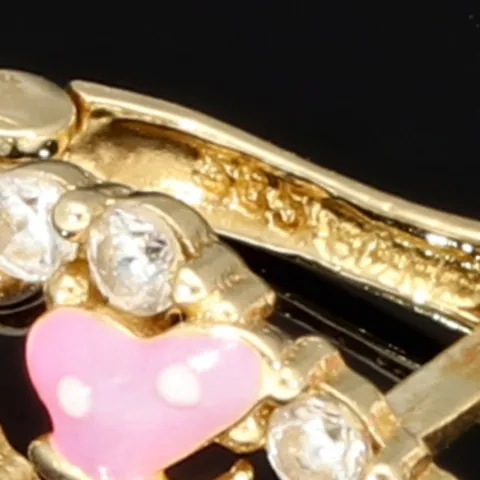 Butterfly - Schmetterling - Ohrringe mit Zirkoniasteinen besetzt aus edlem 585 14K Gold