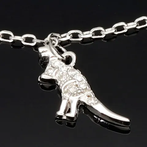 Filigranes Armband für Damen- Bettelarmband aus Sterling 925 Silber mit liebevoll gestalteten Anhängern, veredelt mit 141 glitzernden Zirkoniasteinen (Diamantimitationen) längenverstellbar ca. 18 - 22 cm